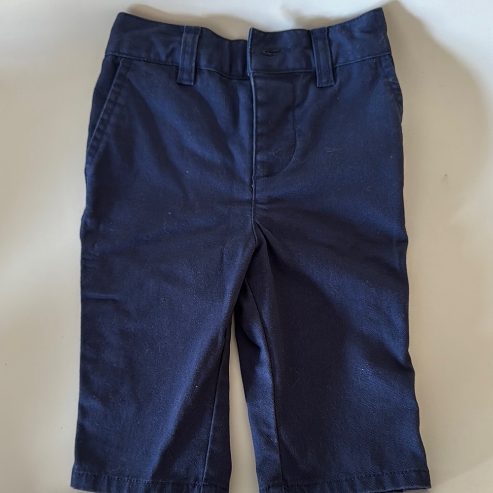 Ralph Lauren Blue Flat Front Shorts
